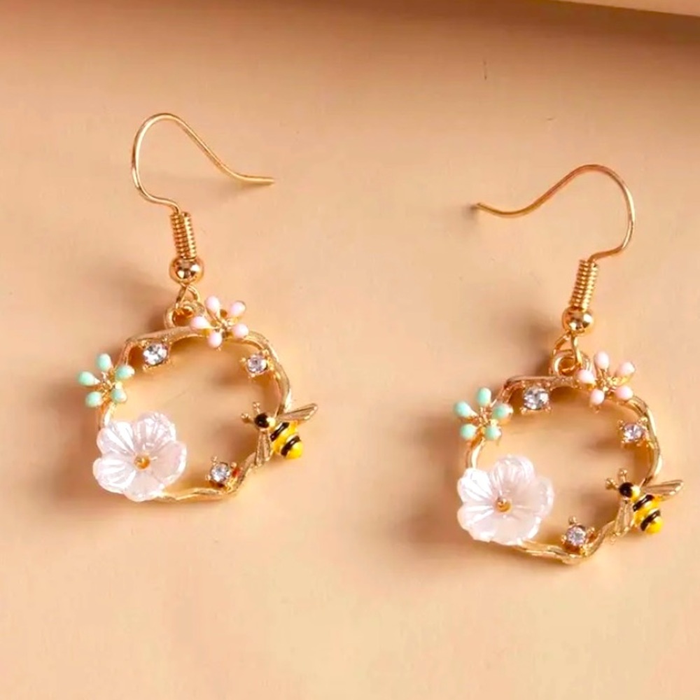 Ethereal Forest  Hoop Earrings